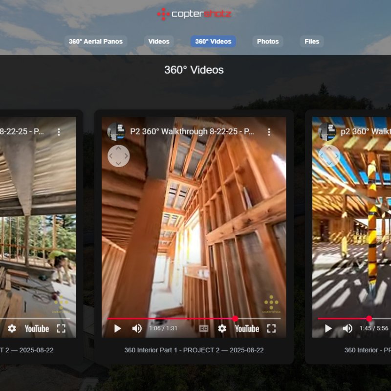 Jobsite Viewer 360 Video Page